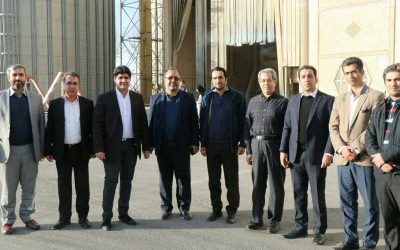 بازدید و جلسه مشترک اعضا شورا شهر و شهرداری شهر کوهسار از خط تولید شرکت آرد ستاره کردان